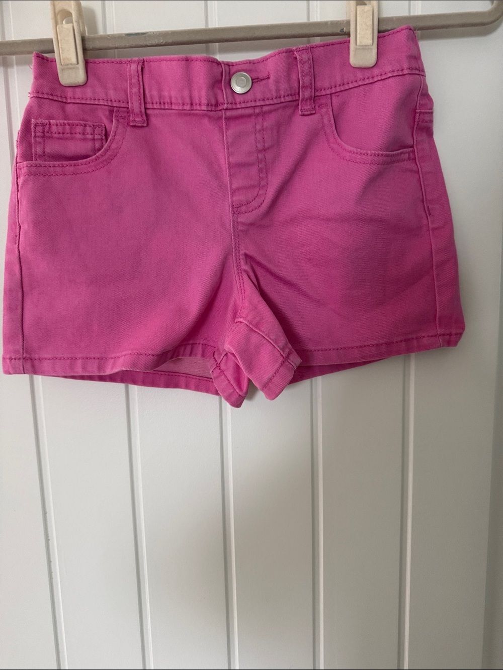 wonder nation Hot Pink Denim-Style Girls' Shorts